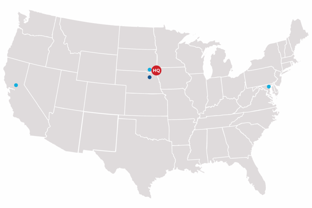 Sterling Map for United States of America